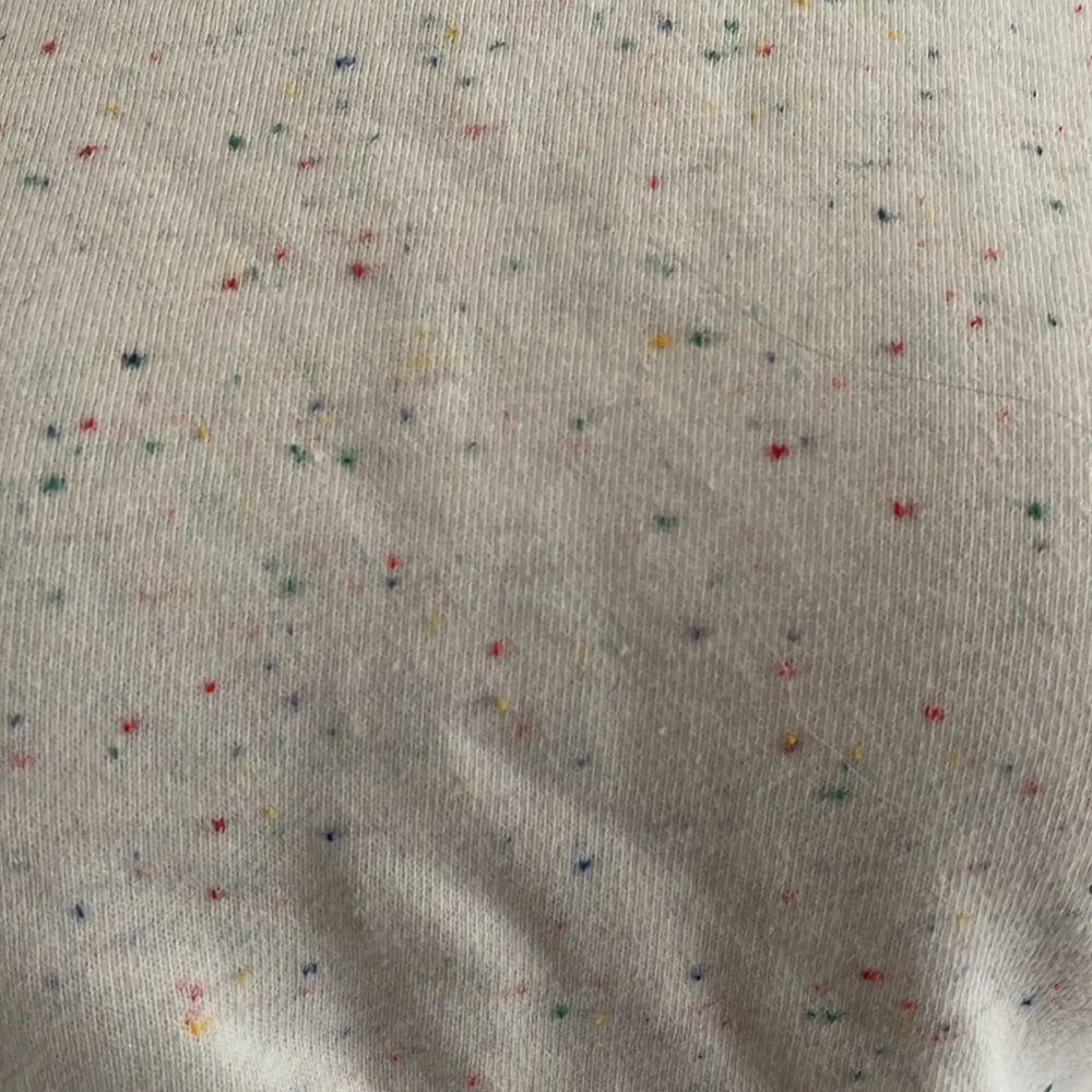 Speckle crop sweatshirt with drawstring waist by Vylette size XS - Picture 4 of 8